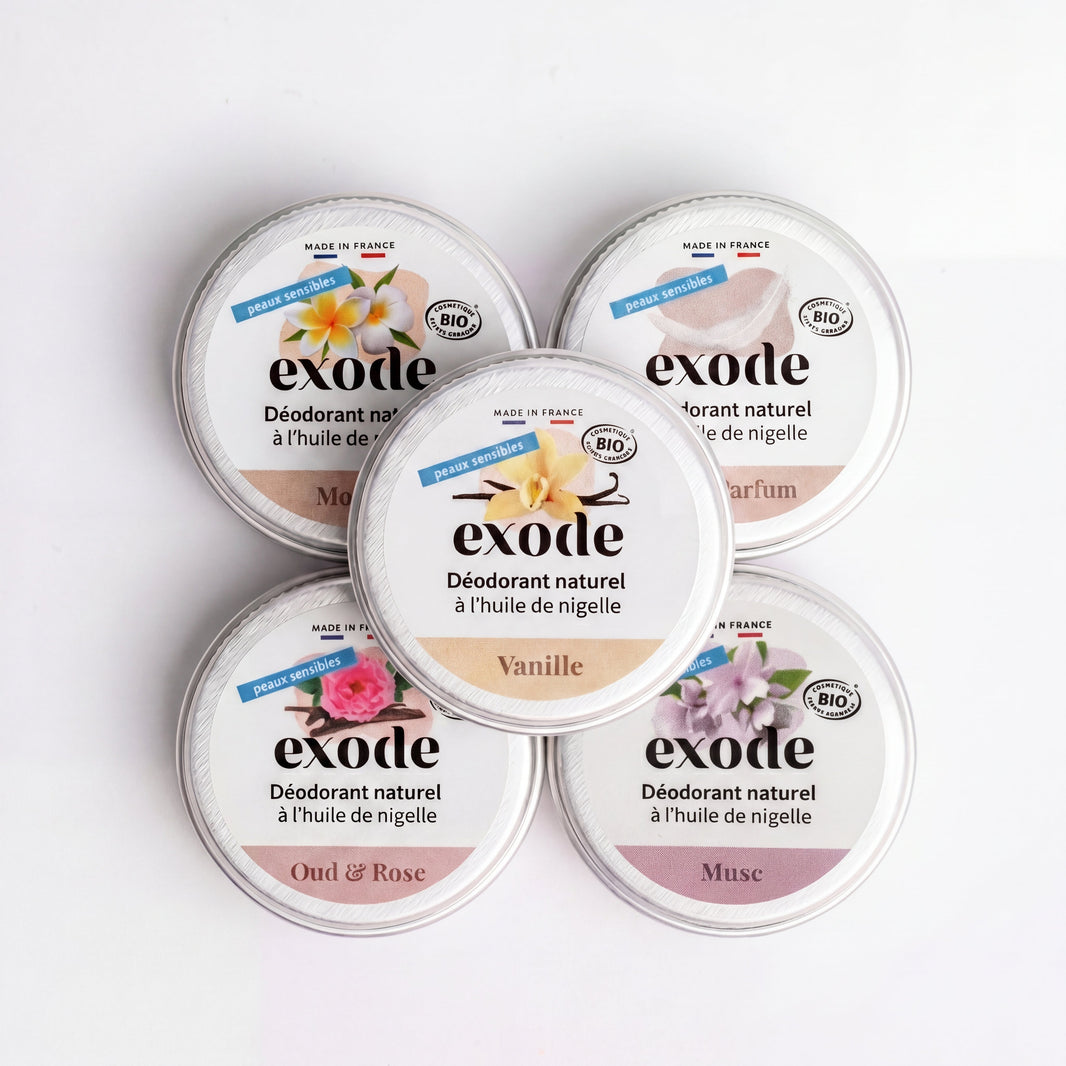 Pack Mini Déodorants x5 - Peau sensible